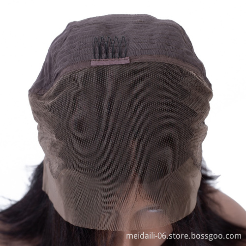 Lace front Bob Wigs 100% Brazilian Virgin Human Hair For Black Women wig